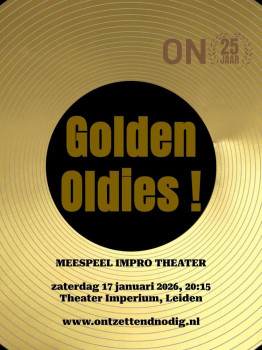 Meespeel improvisatievoorstelling Golden Oldies