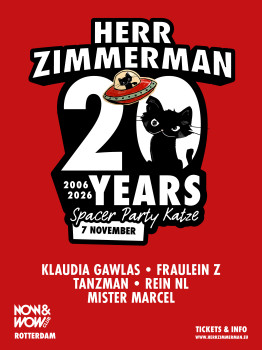 Herr Zimmerman 20 Years Party! - Special Guest: Klaudia Gawlas (DE)