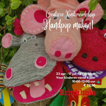 Creatieve kinderworkshop: Maak je eigen handpop