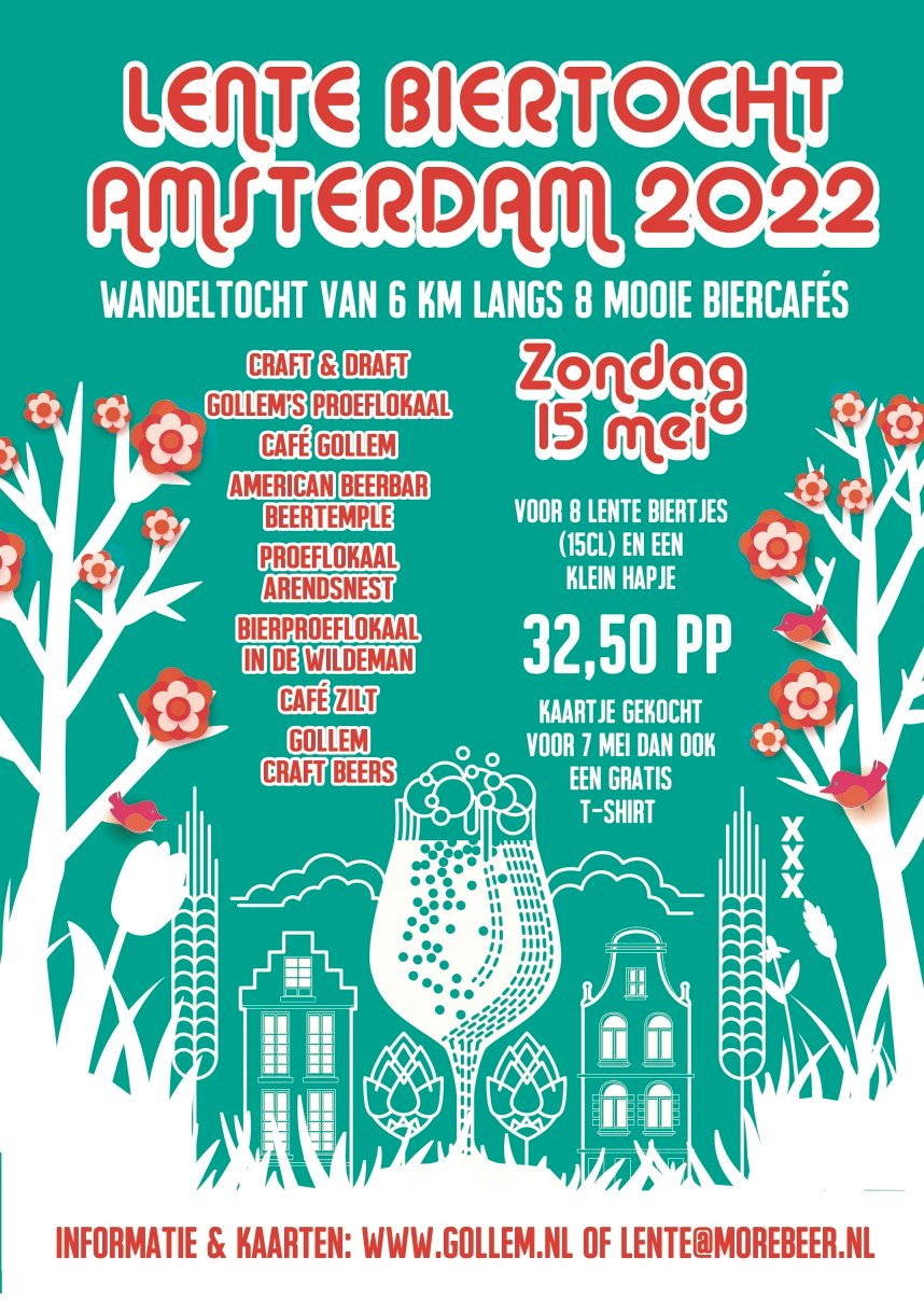 Lente Biertocht Amsterdam
