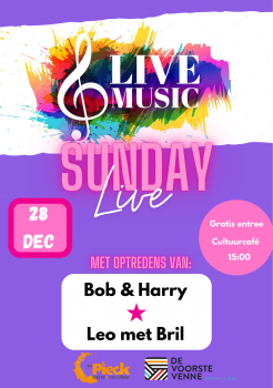 Sunday live - Live optredens muziek