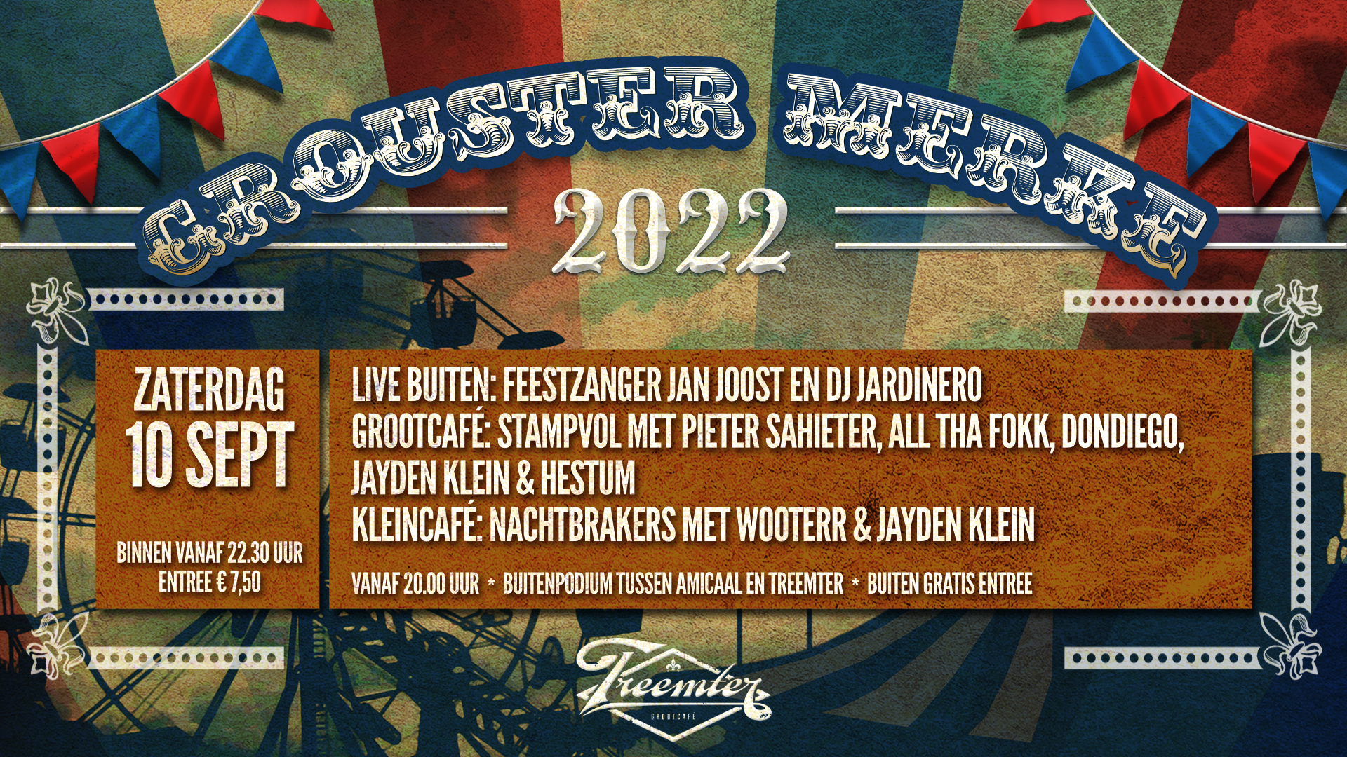 Feestzanger Jan Joost || DJ Jardinero || STAMPVOL || Nachtbrakers - Grouster Merke