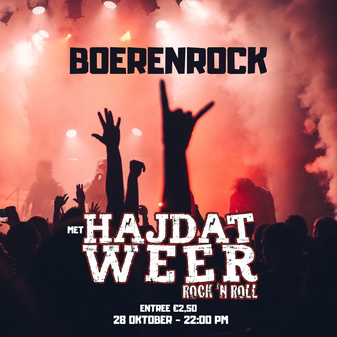 boerenrock avond met hajdatweer
