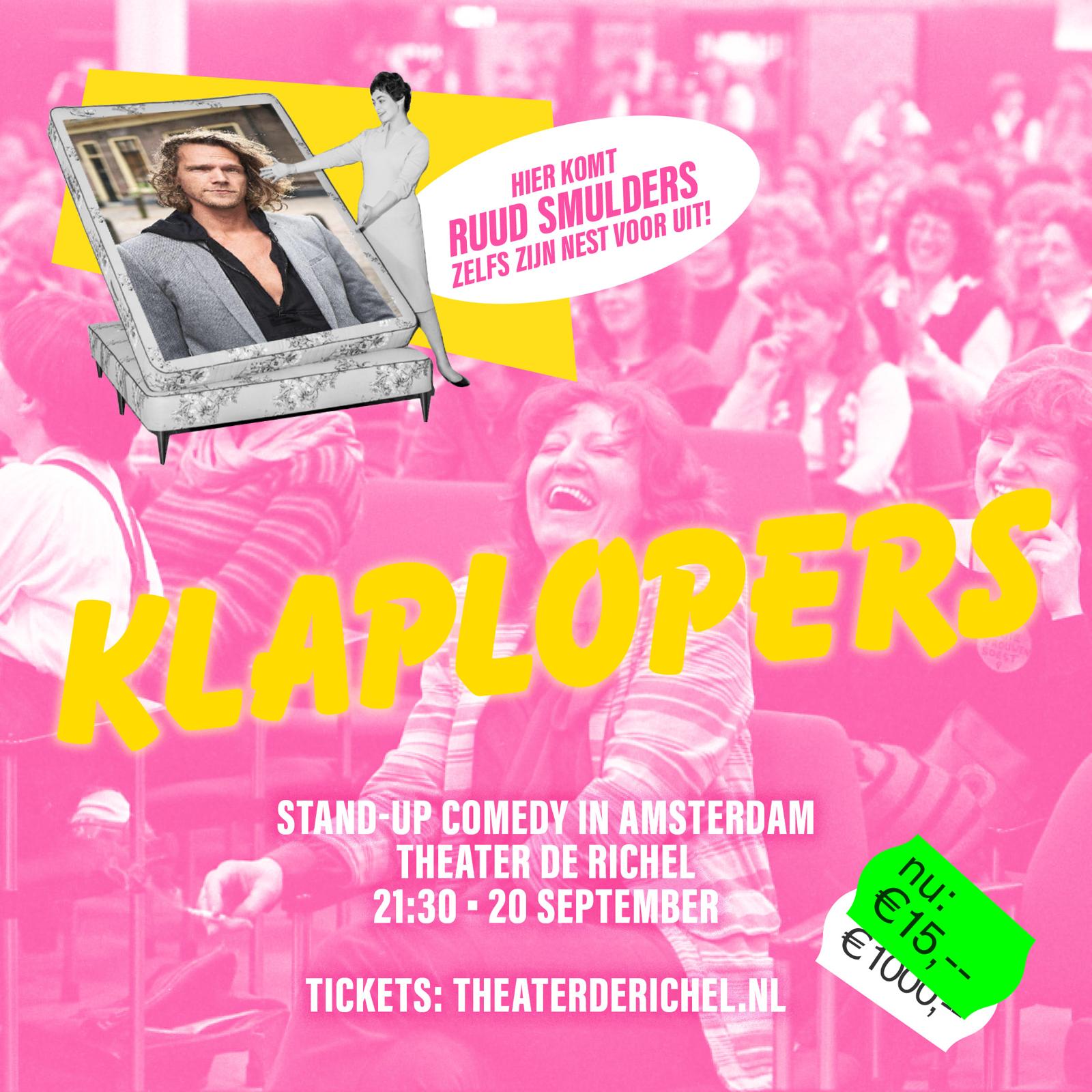 Klaplopers Comedy & Ruurd Smulders - Theater de Richel