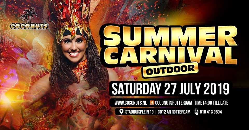 Zomercarnaval Coconuts | outdoor!