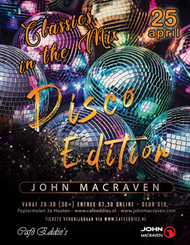 Eddies Disco Edition Party met DJ John Macraven