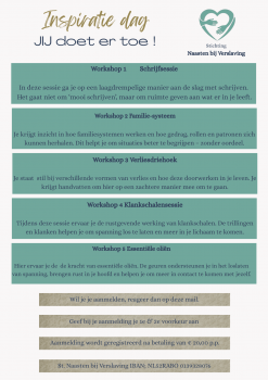 Stichting naasten bij  verslaving Inspiratiedag