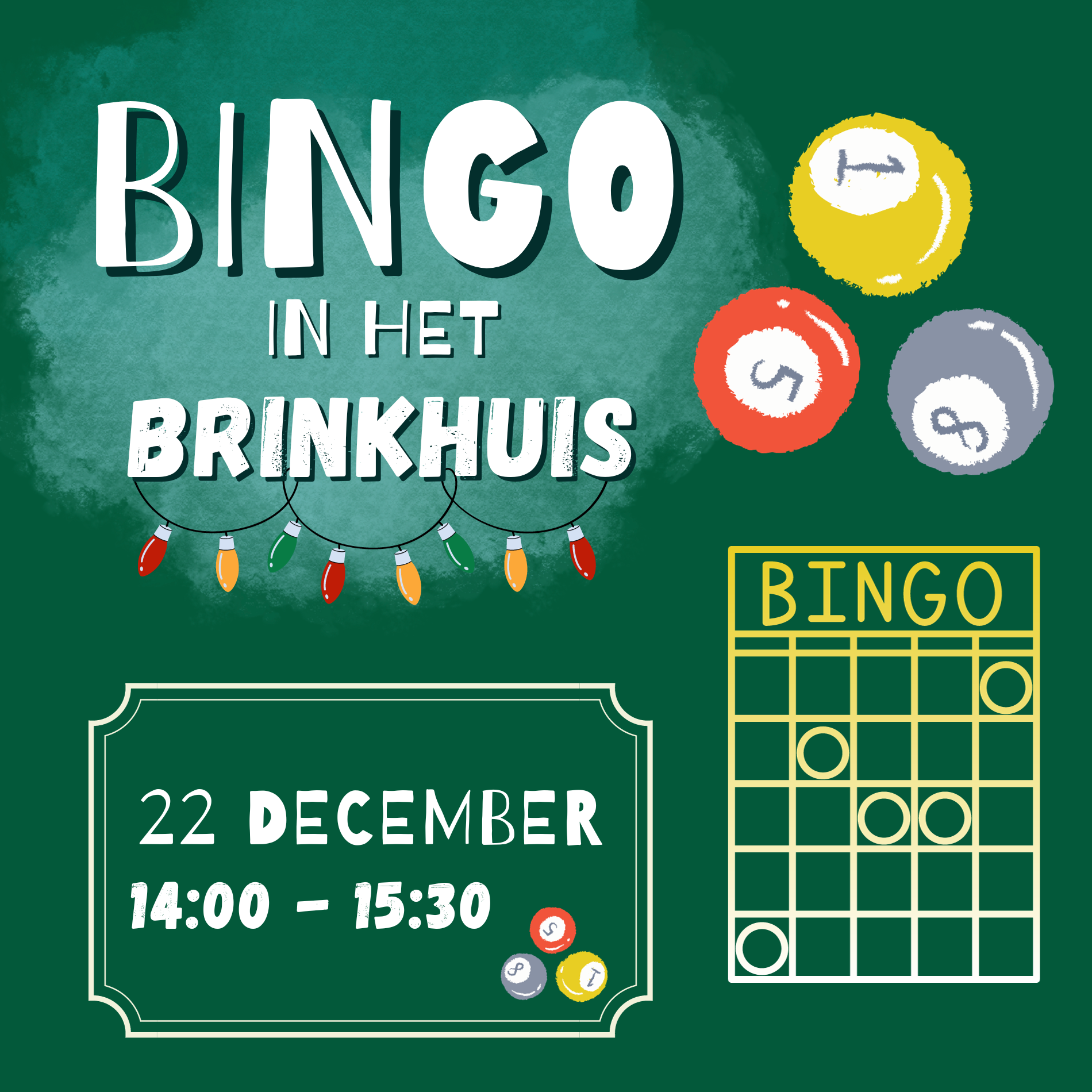 Winterse Week: Kerst Bingo in het Brinkhuis