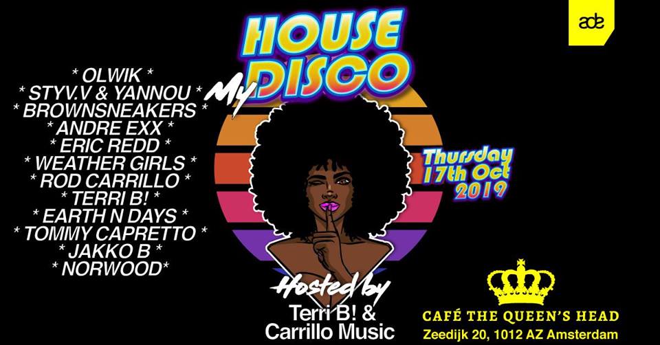 House My Disco Event: Terri B! & Carrillo Music