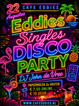 Eddie’s Singles Disco Party met DJ John de Vree ( Met Videoclips)