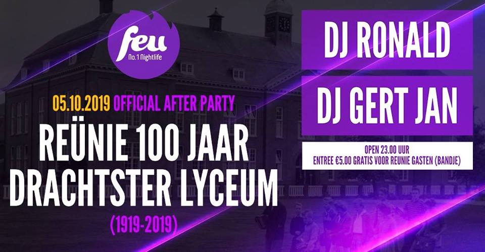 Afterparty Reünie 100 Jaar DL