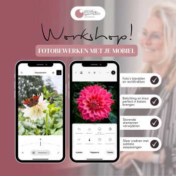 Workshop Foto’s Bewerken op je Mobiel