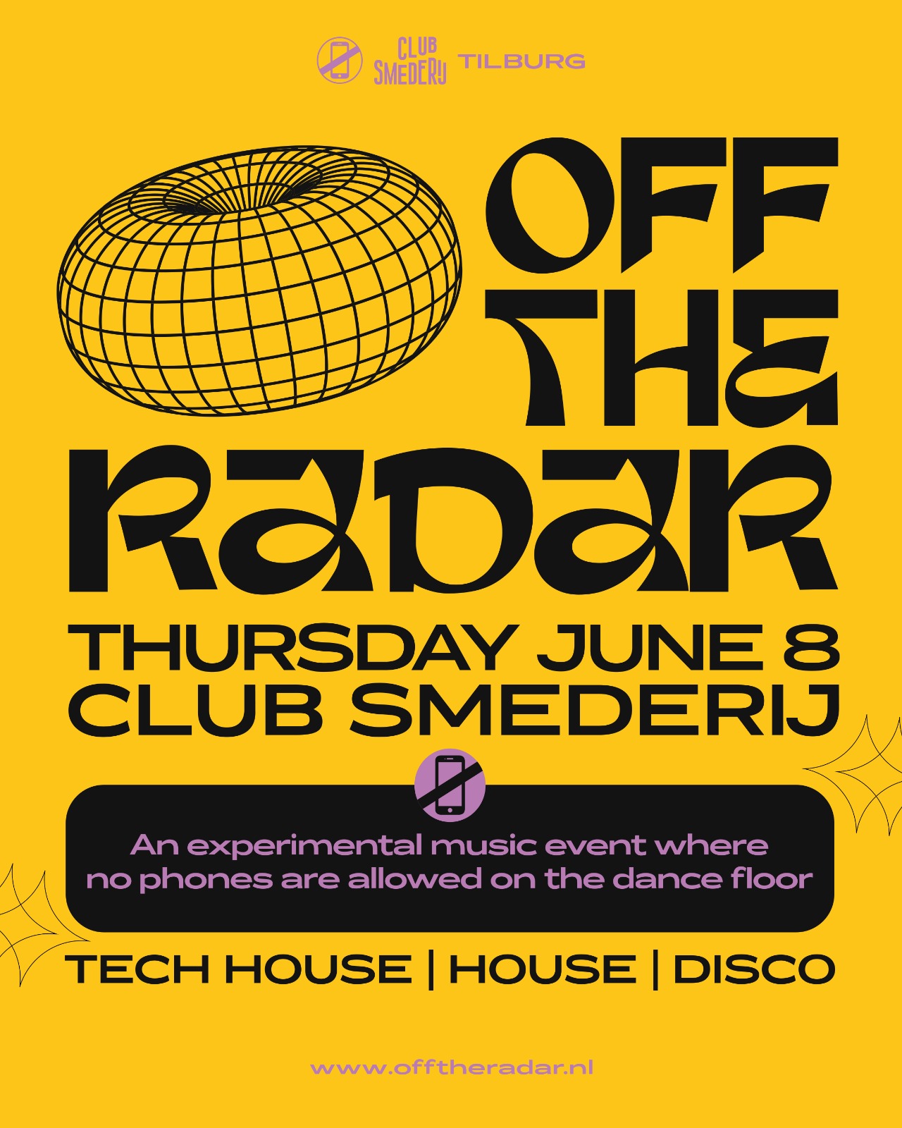 Off The Radar - telefoonloos muziekevent