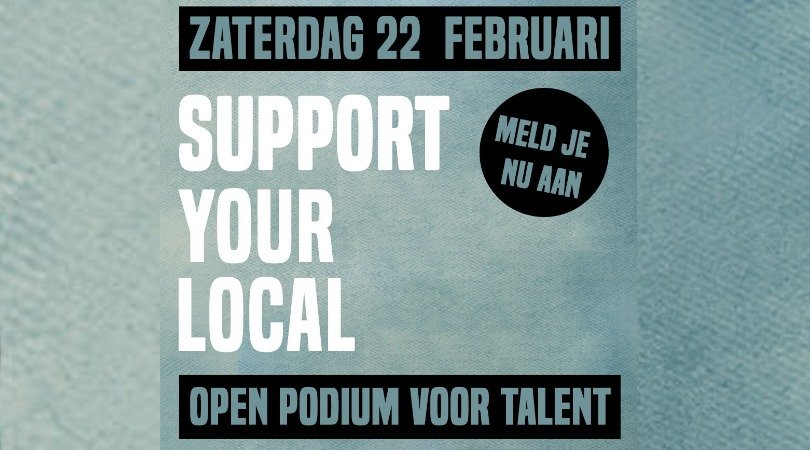 Support Your Local: Open Podium