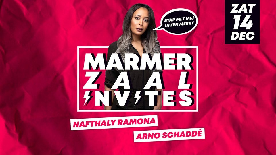 Marmerzaal Invites | Nafthaly Ramona & Arno Schaddé