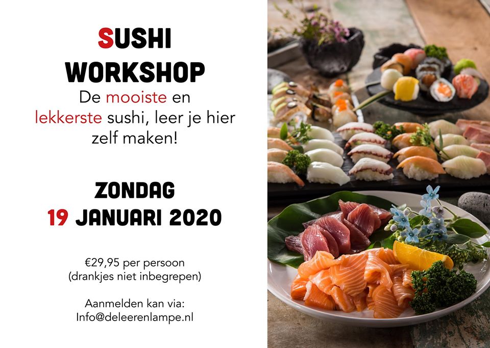 Sushi workshop - Uitverkocht
